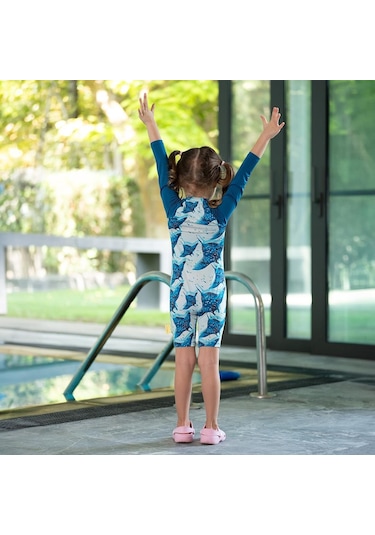 Owli Sunsafe Uv Korumalı Swimsuit Mayo Manta Ray 001