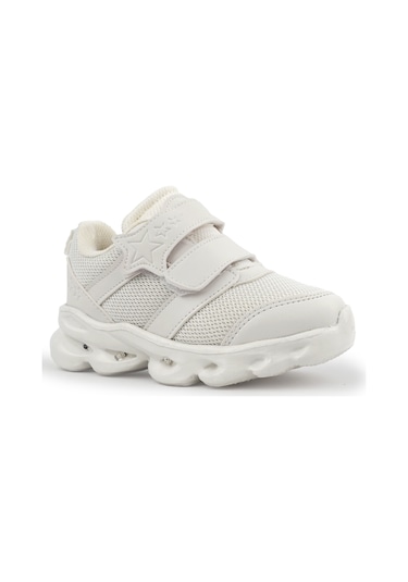 Cool Caty Ortapedik Işıklı Siyah Bebe Spor Ayakkabı Beyaz