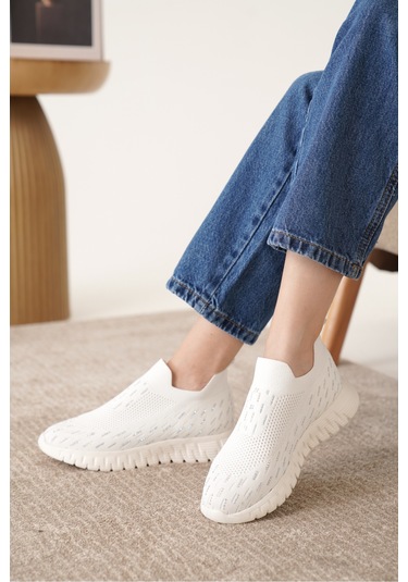 Marvin Günlük Ortopedik Kadın Sneaker Spor Ayakkabı Beyaz