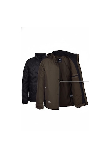Dynamo Erkek Kapüşonlu Spor Mont 2 Parça Regular Fit 3362 Bgl-st04898 Açık Kahverengi