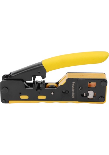 Ağ Kablosu Pensesi Yüksek Karbon Çelik Tel Kesme Soyucu 6p 8p Kablo Konnektörü Sıkma Aleti