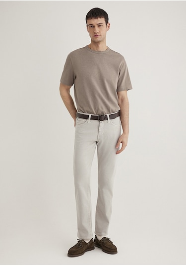 Mavi - Hunter Comfort Bej Gabardin Pantolon 0020283628 Bej