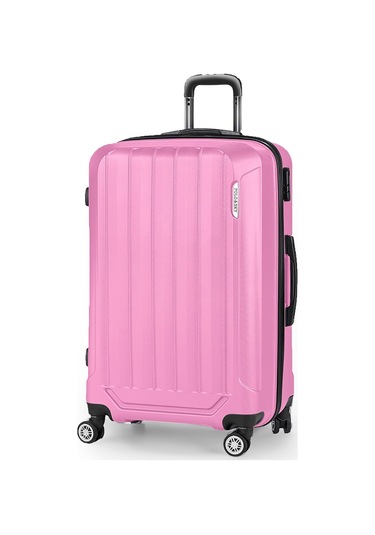 Spring Model Pembe Renk Büyük Boy Valiz Bavul Pembe