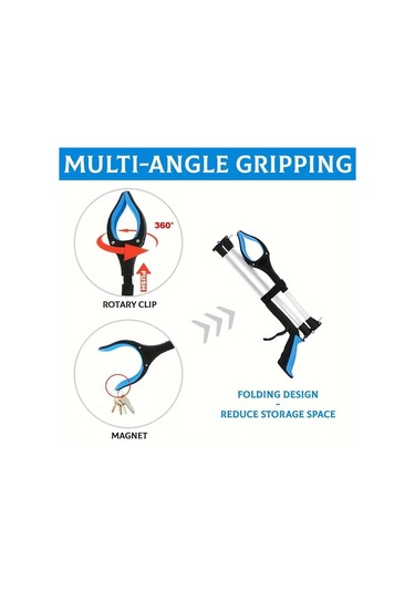 Xuweiwei 40 Model Uzun Manyetik Maşa: 43 İnç Katlanır Alüminyum Tutucu, Yaşlılar Ve Yetişkinler İçin