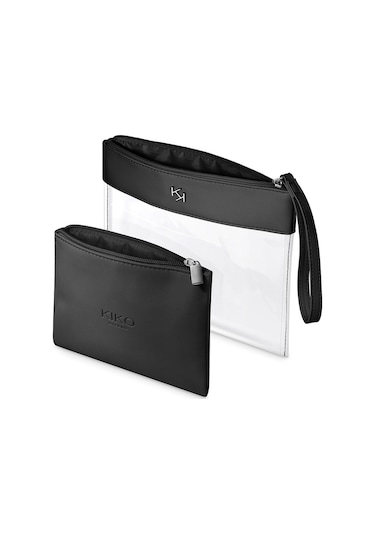 Kiko Makyaj Çantası Transparent Beauty Case 001 Black