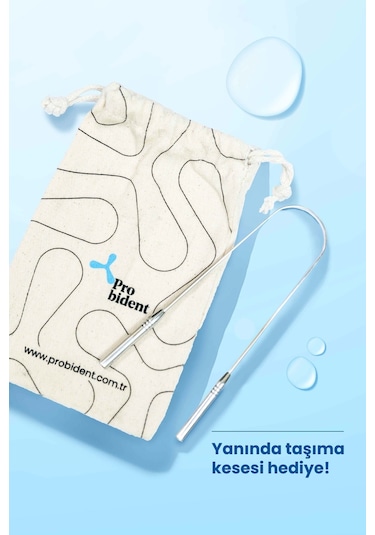 Probident Dil Temizleme Aparatı + Dil Sıyırıcı Kese