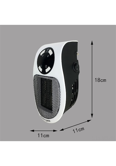 Wezone 500w Taşınabilir Mini Elektrikli Isıtıcı, Uzaktan Kumandalı Hızlı Isınma, Ev Ve Ofis İçin Pratik Çözüm