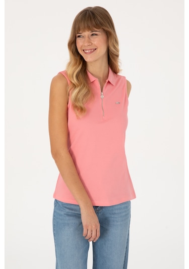 U.s. Polo Assn. Kadın Pembe Tişört 50324852-vr041 Pembe
