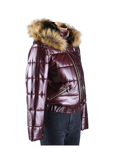 U.S. Polo Assn. Kadın Deri Mont Wp24012 Bordo