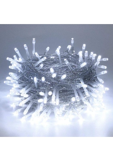 Yeşil 10-30 M Led Peri Dize Işıklar Noel Ağacı Süslemeleri Kapalı Noel Bahçe İçin Açık Su Geçirmez Parti Festoon 20m 200led-eu Plug Yeşil