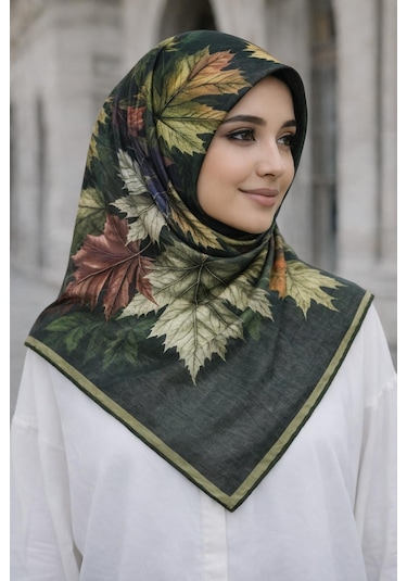 Soft Pamuk Eşarp-06109 Zümrüt Yeşili