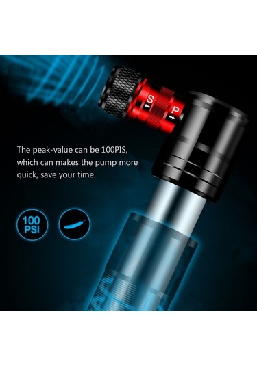 Novahub Yüksek Bas压lı Taşınabilir Bisiklet Pompası - Çok Amaçlı, Hızlı Ve Kompakt