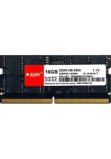 16 Gb Ddr5 5600mhz Bory Kutulu Nb