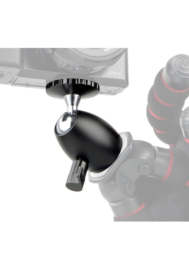 Dslr / Slr- Lcd Monitör- Flaş için Mini Kafa- Mini Ball Head