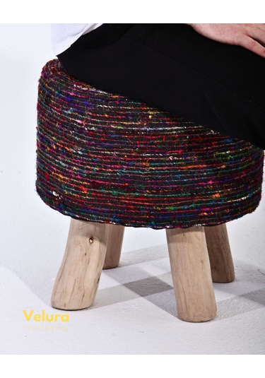 Silk Black - Puf Pembe