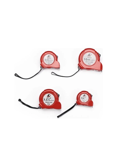 5m-1pcs-mezur 3m 5m 7.5m 10m Ev Otomatik Kilitleme Halkası Cetvel Kutusu Cetvel Paslanmaz Çelik Kalınlaşmış Ve Sertleştirilmiş Çelik Cetvel