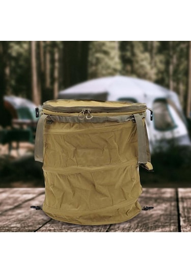 Suntek Magideal Bahçe Atık Torbası Çiçekler Yaprak Sepeti Haki-m