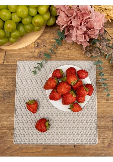 Arrıchi Sıcak Yemekler İçin Mutfak Silikon Standı 186798743 Açık Gri