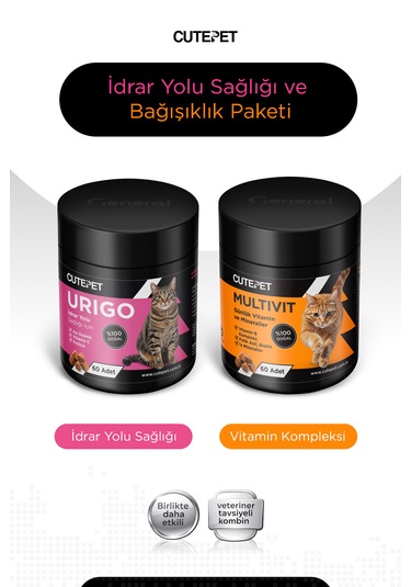 Kedi Idrar Yolu Sağlığı Ve Bağışıklık Paketi