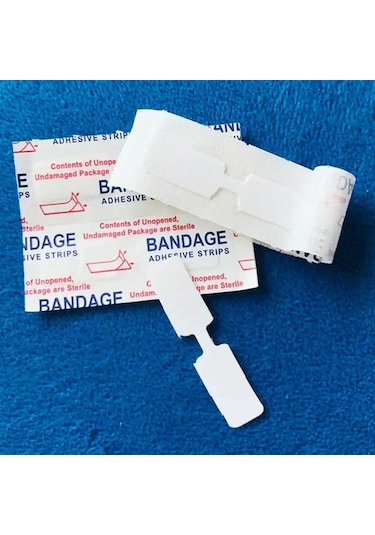 10 Adet/torba Su Geçirmez Bant Yardımı Kelebek Yapışkanlı Yara Kapatma Bandı Yardım Acil Durum Kiti Yapışkanlı Bandajlar İlk Yardım Çantası Taktik