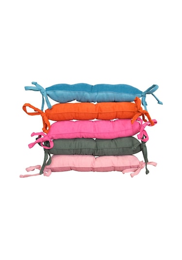 Kadife Dokulu Sandalye Minderi Yeşil 2403