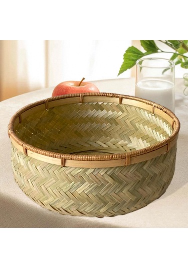 Suntek Dokuma Meyve Sepeti Masaüstü Oturma Odası Için L Kahverengi