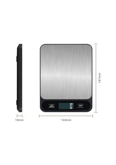 Ulzyvf Createtech Terazisi Terazileri Tartı Pişirme Mutfak Mini Küçük Gıda Elektronik Dijital 22lb/10kg - Gc Beyaz Beyaz