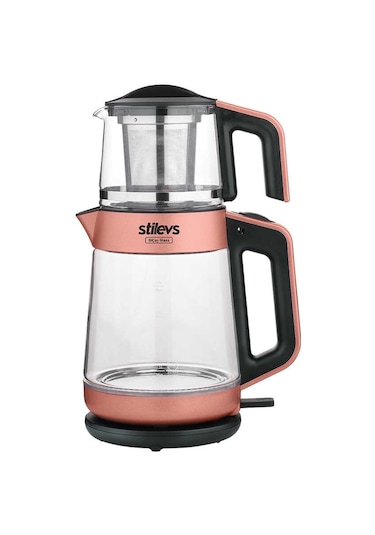 Stilevs SIH-30551 Biçay Glass 1650 W Cam Elektrikli Çay Makinesi