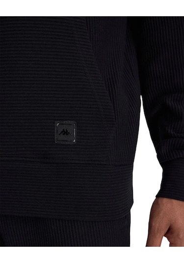 Kappa Erkek Rahat Spor Sweatshirt Sİyah