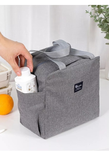 Alberohome Termo Çanta Soğutucu Öğle Yemeği Çantası 232452255 Gri