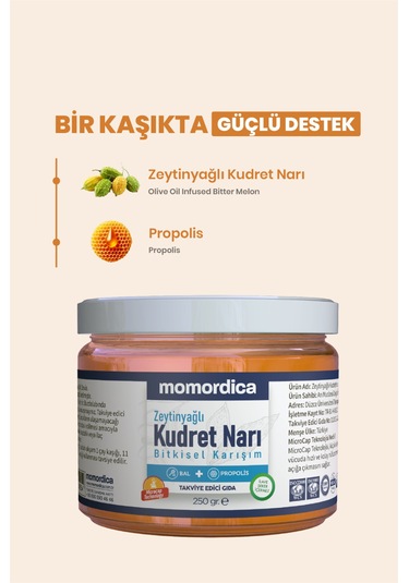 Zeytinyağlı Kudret Narı Propolis Ve Bal Ilaveli - 250gr