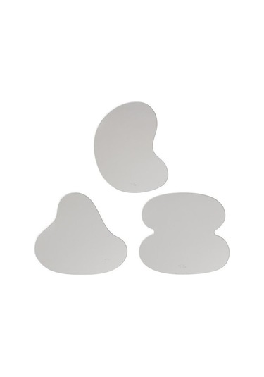 3 Düzensiz Akrilik Ayna Bardak Seti Ev Dekorasyon Tepsileri Kurutma Masa Paspaslar Bardak Akrilik Ayna Bardak Diğer Diğer