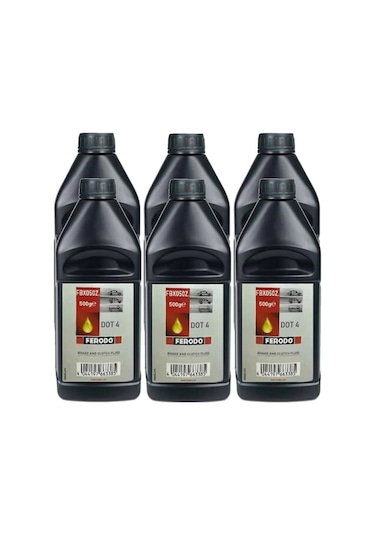 Ferodo DOT4 Fren Hidrolik Yağı 500 ML x 6