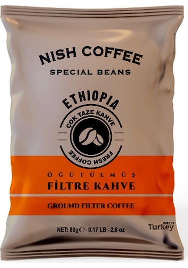 Nish Filtre Kahve Brazil Kolombiya Guatemala Etiyopya 4 x 80 G