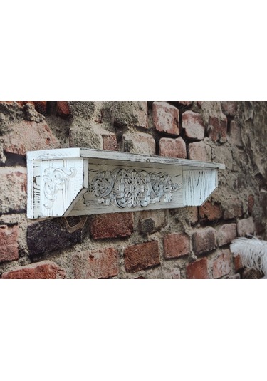 Neiwel Vintage Duen Eskitme Beyaz Raf