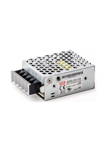 Mean Well Rs-15-24 24vdc 600ma 15w Güç Kaynağı Gri