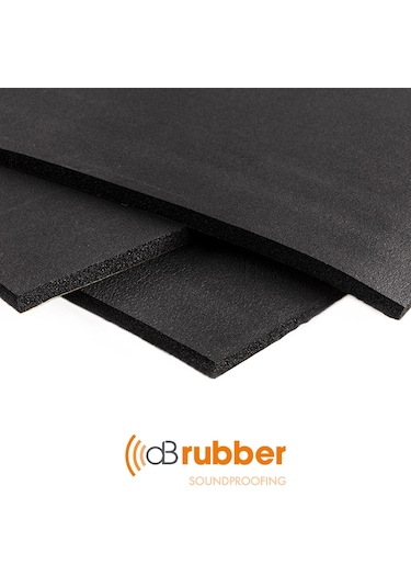 Dbrubber Teker Davlumbaz Oto Ses Yalıtımı Firex Sünger Db Rubber 12Mm 50 X40 Cm