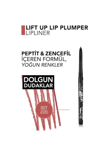 Flormar Lift Up Lip Plumper Lipliner Dolgunlaştırıcı Etkili & Uzun Süre Kalıcı Dudak Kalemi 007 Golden Blossom