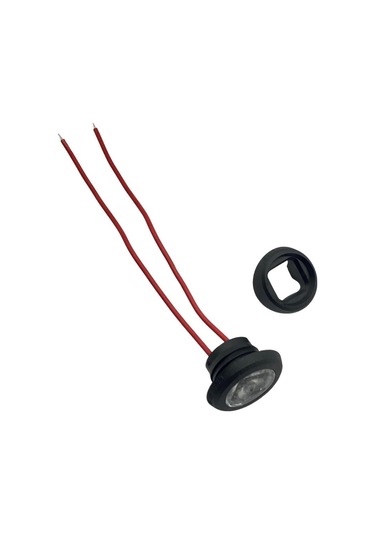 Frıstom 12v-24v Göz-ayna Altı-gündüz Sürüş Lambası Led Kırmızı Çap:20 Mm E9
