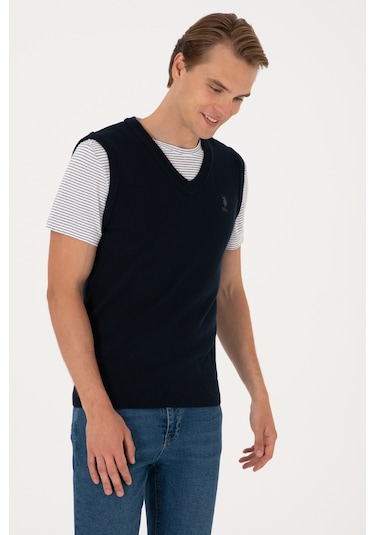 U.s. Polo Assn. Erkek Lacivert Süveter 50316843-vr033 Lacivert
