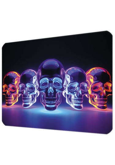 İlyuka 40x30cm Gaming Oyuncu Mousepad Bright Skull Mp204030