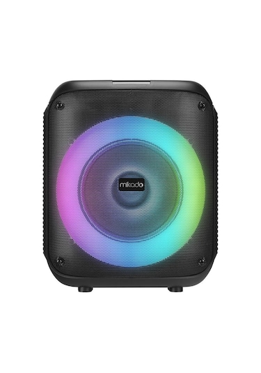 Mikado Md-bt51 Bombıx 60w Bt/usb/tf/tws Led Işıklı Kafa Mikrofonlu Toplantı-parti Hoparlörü