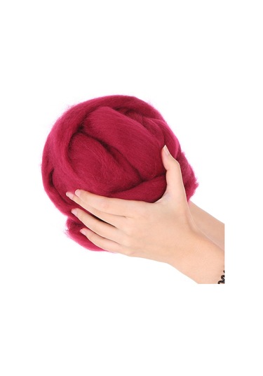 Reedark Kalın İplikle Kolay Örgü Battaniye - Ev Dekoru Ve Hediye İçin Yumuşak Ve Sıcak Pembe