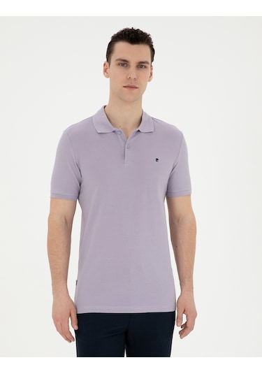Pierre Cardin Erkek Lila Tişört Basic 50291625-vr034 Lila