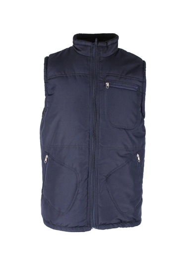 Kışlık Polar Astarlı Yelek İş Güvenliği Ve Outdoor İçi Micro Konforlu Fonksiyonel Tasarım Lacivert