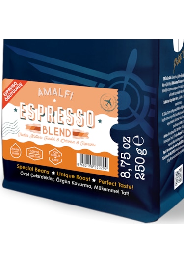 Moliendo Amalfi Espresso Blend Kahve Espresso Öğütülmüş 250 G