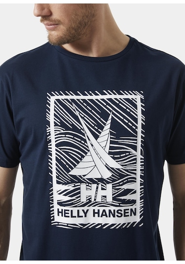 Helly Hansen Shoreline 2.0 Erkek T-shirt-27993-lacivert Lacivert