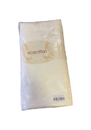 Ecocotton Organik Pamuklu Çarşaf 280 280 Krem - Krem