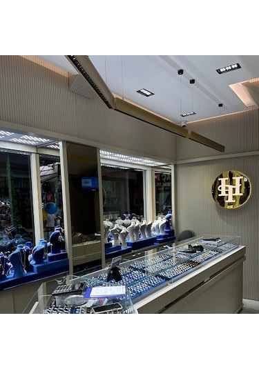 4750k Sarı Beyaz Karışık - Siyah - 40 Cm - Sıvaüstü Sarı