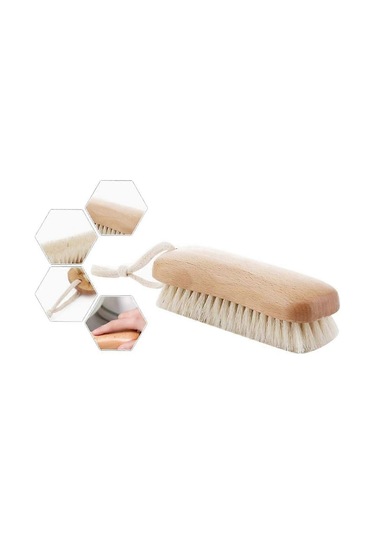 Temizleme Fırçası Ayakkabı Fırçası Ev Çamaşır Fırçası Ahşap Saplı Ayakkabılar İçin Ayakkabı Kılıfları